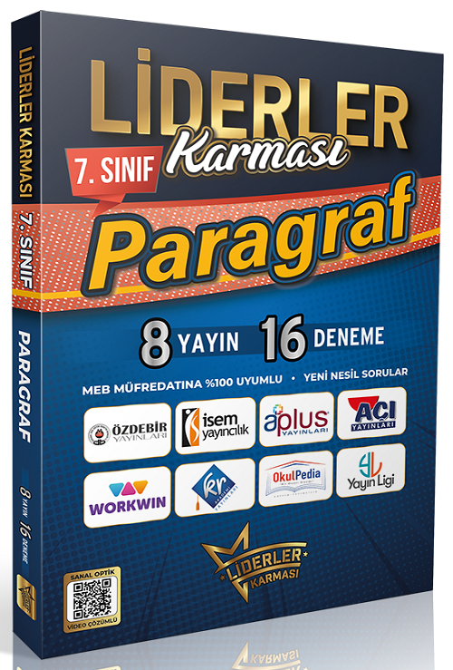 Liderler Karması 7. Sınıf Paragraf 8 Yayın 16 Deneme Video Çözümlü Liderler Karması