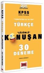 Yargı 2023 KPSS Türkçe Konuşan 30 Deneme Çözümlü - Ersen Döğmeci Yargı Yayınları