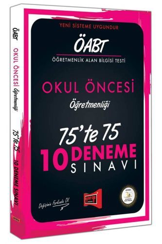 Yargı 2019 ÖABT Okul Öncesi Öğretmenliği 75 te 75 10 Deneme Sınavı Yargı Yayınları