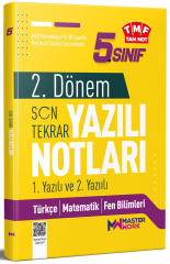 Master Work 5. Sınıf 2. Dönem 1. ve 2. Yazılı Notları Son Tekrar Master Work Yayınları