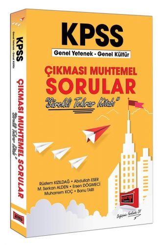 SÜPER FİYAT - Yargı KPSS Genel Yetenek Genel Kültür Çıkması Muhtemel Sorular Sürekli Tekrar Kitabı Yargı Yayınları