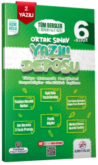 Alan Yayınları 6. Sınıf Tüm Dersler 2. Dönem Yazılı Deposu 1. ve 2. Deneme Alan Yayınları