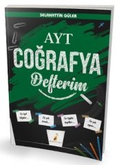 Pelikan YKS AYT Coğrafya Defterim Pelikan Yayınları