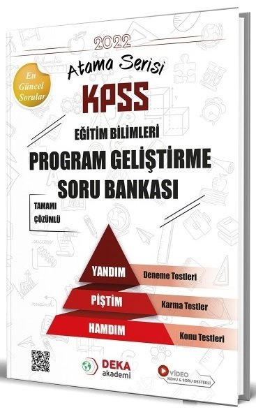 Deka Akademi 2022 KPSS Eğitim Bilimleri Program Geliştirme Atama Serisi Soru Bankası Çözümlü Deka Akademi Yayınları