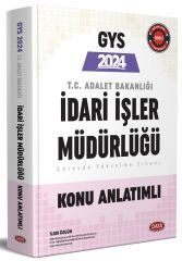 Data 2024 GYS Adalet Bakanlığı İdari İşler Müdürlüğü Konu Anlatımlı Görevde Yükselme Data Yayınları