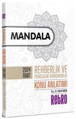 SÜPER FİYAT - Retro 2024 ÖABT Rehberlik ve Psikolojik Danışmanlık Mandala Konu Anlatımı - Fatih Koca Retro Yayıncılık