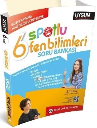 Sadık Uygun 6. Sınıf Fen Bilimleri Spotlu Soru Bankası Sadık Uygun Yayınları