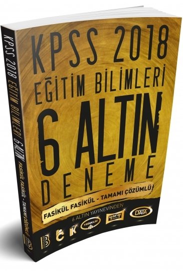 Benim Hocam 2018 KPSS Eğitim Bilimleri 6 Altın Deneme Çözümlü Benim Hocam Yayınları