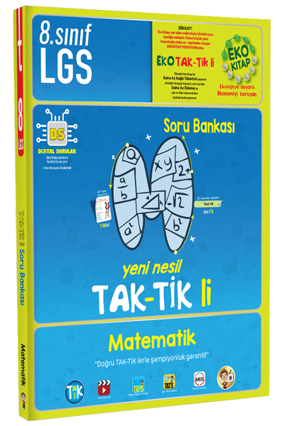 Tonguç 8. Sınıf LGS Matematik Taktikli Eko Soru Bankası Tonguç Akademi