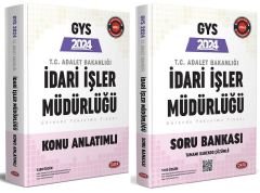 Data 2024 GYS Adalet Bakanlığı İdari İşler Müdürlüğü Konu + Soru 2 li Set Görevde Yükselme Data Yayınları