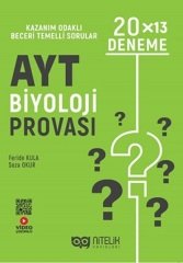 Nitelik YKS AYT Biyoloji Provası 20x13 Deneme Nitelik Yayınları