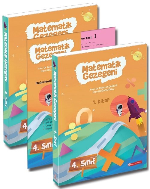 ODTÜ 4. Sınıf Matematik Gezegeni 3 Kitap Set ODTÜ Yayınları