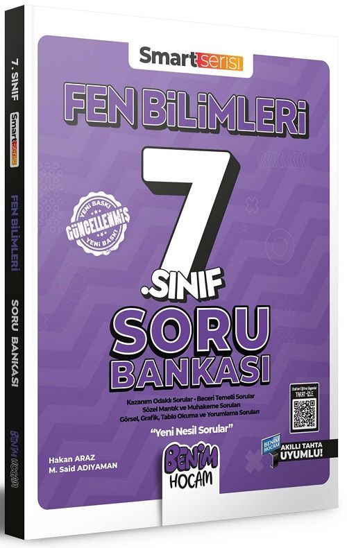 Benim Hocam 7. Sınıf Fen Bilimleri Soru Bankası Smart Serisi Benim Hocam Yayınları