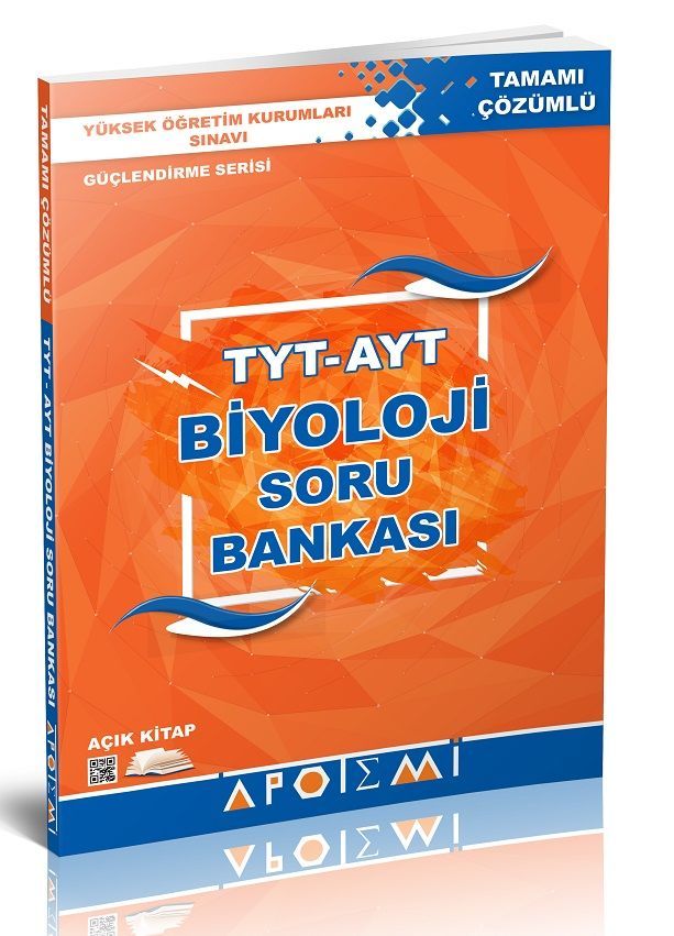 Apotemi YKS TYT AYT Biyoloji Soru Bankası Apotemi Yayınları