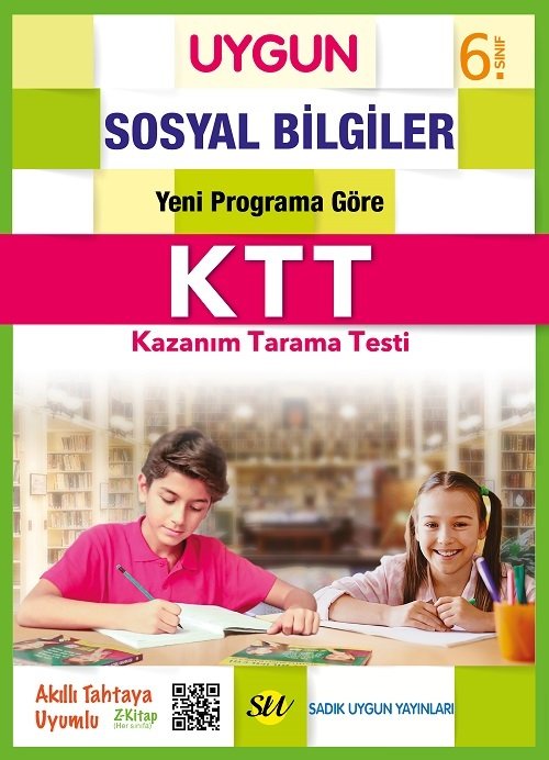 Sadık Uygun 6. Sınıf Sosyal Bilgiler KTT Kazanım Tarama Testi Sadık Uygun Yayınları