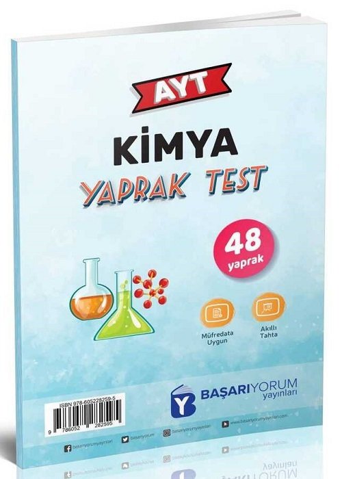 Başarıyorum YKS AYT Kimya 48 Yaprak Test Başarıyorum Yayınları