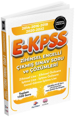 Dizgi Kitap 2024 EKPSS Zihinsel Engelli Çıkmış Sorular Son 5 Sınav Çözümlü Dizgi Kitap Yayınları