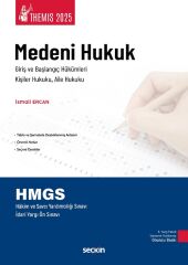 Seçkin 2025 THEMİS HMGS Hakimlik Medeni Hukuk Konu Anlatımı 10. Baskı - İsmail Ercan Seçkin Yayınları