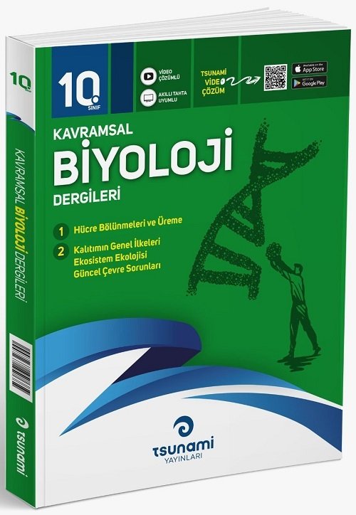 Tsunami 10. Sınıf Biyoloji Kavramsal Dergileri (2 Fasikül) Tsunami Yayınları