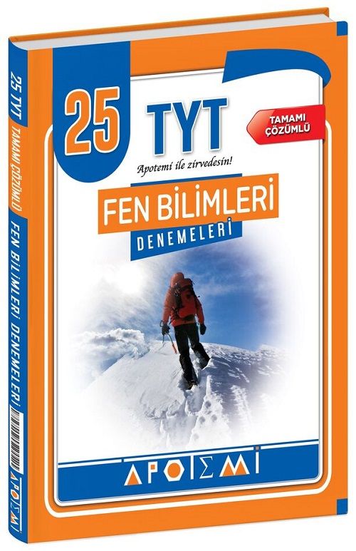 Apotemi YKS TYT Fen Bilimleri 25 Deneme Çözümlü Apotemi Yayınları