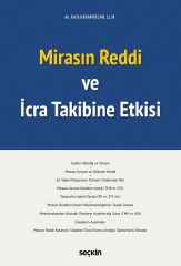 Seçkin Mirasın Reddi ve İcra Takibine Etkisi - Fatih Karamercan Seçkin Yayınları