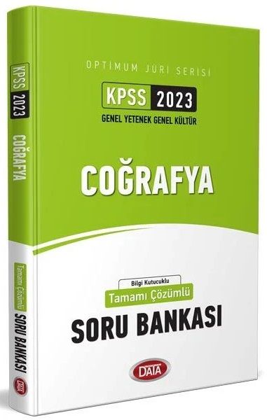 Data 2023 KPSS Coğrafya Optimum Jüri Soru Bankası Çözümlü Data Yayınları