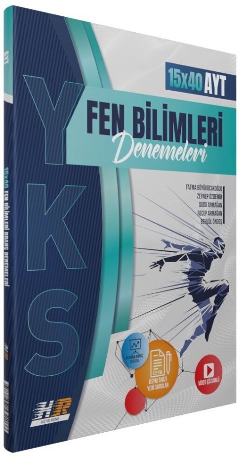 Hız ve Renk YKS AYT Fen Bilimleri 15x40 Deneme Hız ve Renk Yayınları