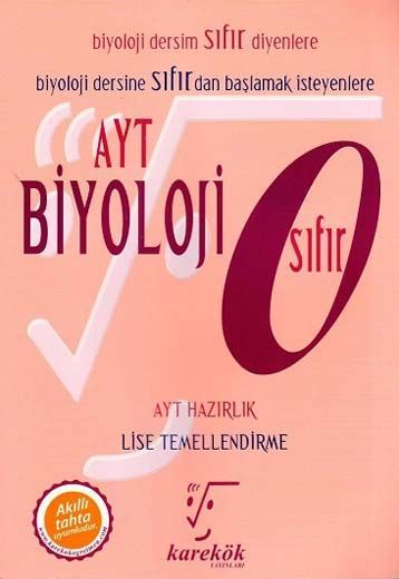 Karekök AYT Biyoloji Sıfır 0 Konu Anlatımı Karekök Yayınları