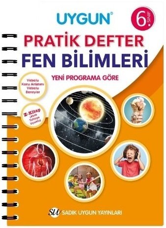 Sadık Uygun 6. Sınıf Fen Bilimleri Pratik Defter Sadık Uygun Yayınları