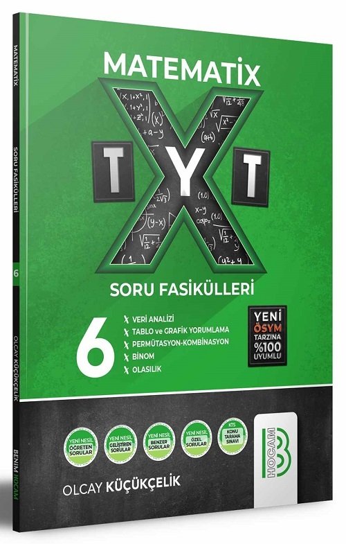 SÜPER FİYAT - Benim Hocam YKS TYT Matematik Matematix Soru Fasikülleri-6 Benim Hocam Yayınları