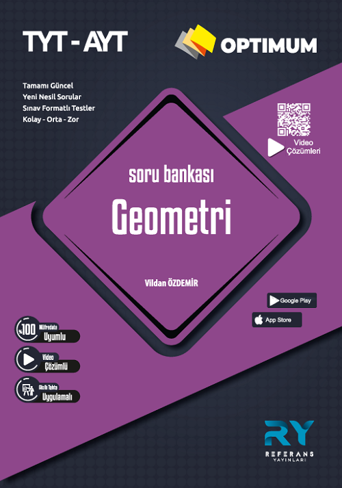 Referans YKS TYT AYT Geometri Optimum Soru Bankası Referans Yayınları