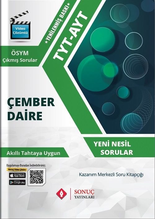 Sonuç YKS TYT AYT Çember ve Daire Soru Bankası Sonuç Yayınları