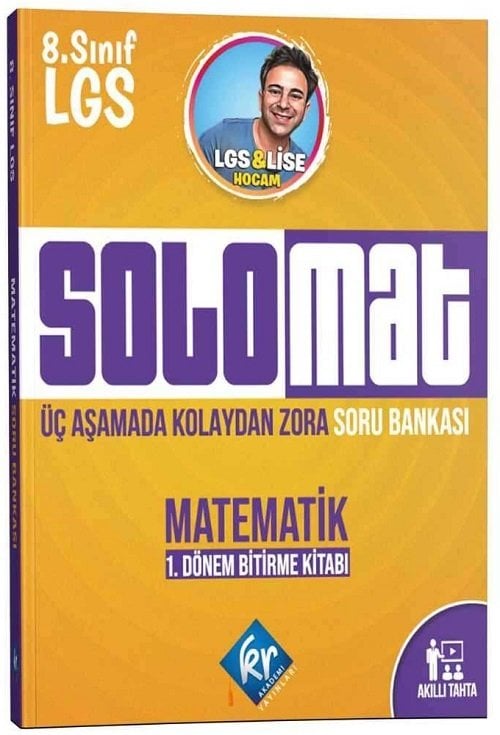 KR Akademi 8. Sınıf LGS Matematik Solomat 1. Dönem Soru Bankası KR Akademi