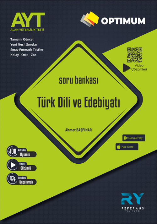 Referans YKS AYT Türk Dili ve Edebiyatı Optimum Soru Bankası Referans Yayınları