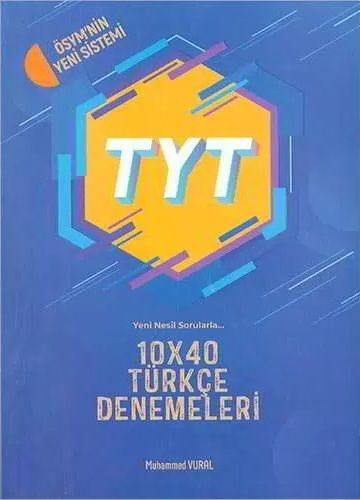 SÜPER FİYAT - Aritmetik YKS TYT Türkçe 10x40 Deneme Aritmetik Yayınları