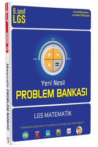 Tonguç 8. Sınıf LGS Matematik Problem Soru Bankası Tonguç Akademi