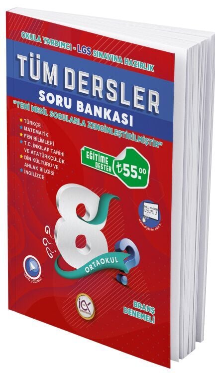 İlk Önce 8. Sınıf LGS Tüm Dersler Soru Bankası İlk Önce Yayınları