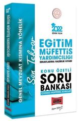 SÜPER FİYAT - Yargı 2022 GYS MEB Milli Eğitim Bakanlığı Eğitim Müfettiş Yardımcılığı Genel Mevzuat Kısmına Yönelik Konu Özetli Soru Bankası Görevde Yükselme Yargı Yayınları