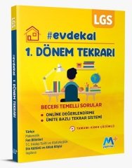 Martı Plus 2020 8. Sınıf LGS Evde Kal 1. Dönem Tekrarı Video Çözümlü Martı Plus Yayınları