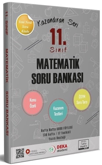 Deka Akademi 11. Sınıf Matematik Konu Özetli Soru Bankası Deka Akademi Yayınları