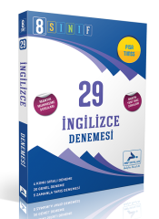 Paraf 8. Sınıf İngilizce 29 Deneme Paraf Yayınları