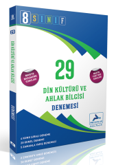 Paraf 8. Sınıf Din Kültürü ve Ahlak Bilgisi 29 Deneme Paraf Yayınları