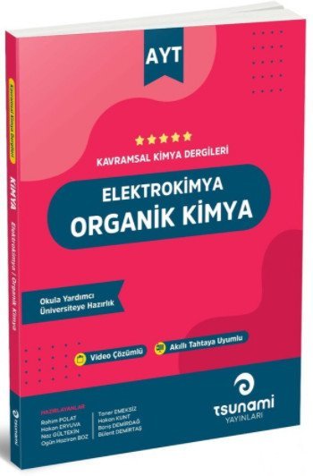 Tsunami YKS AYT Elektrokimya Organik Kimya Soru Bankası Tsunami Yayınları