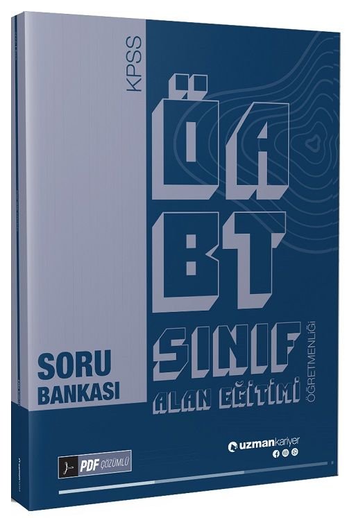 SÜPER FİYAT - Uzman Kariyer ÖABT Sınıf Öğretmenliği Alan Eğitimi Soru Bankası PDF Çözümlü Uzman Kariyer Yayınları