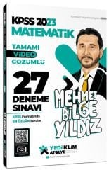 Yediiklim 2023 KPSS Matematik Atölye 27 Deneme Video Çözümlü - Mehmet Bilge Yıldız Yediiklim Yayınları