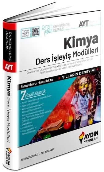 Aydın YKS AYT Kimya Ders İşleyiş Modülleri 7 Modül Aydın Yayınları