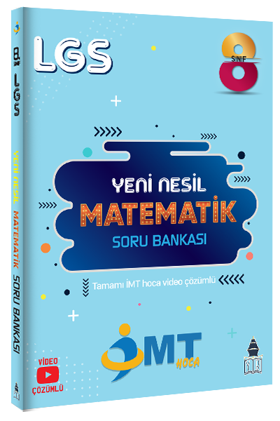 İMT Hoca 8. Sınıf LGS Matematik Yeni Nesil Soru Bankası Video Çözümlü İMT Hoca