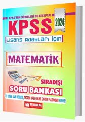 Teorem 2024 KPSS Matematik Sıradışı Soru Bankası Teorem Yayıncılık