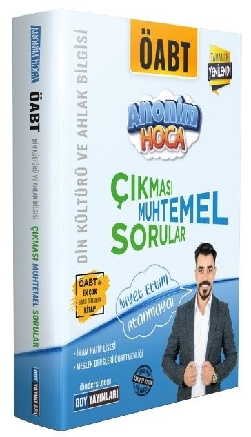 DDY Yayınları ÖABT Din Kültürü Anonim Hoca ile Çıkması Muhtemel Sorular Soru Bankası - Çetin Zencir DDY Yayınları