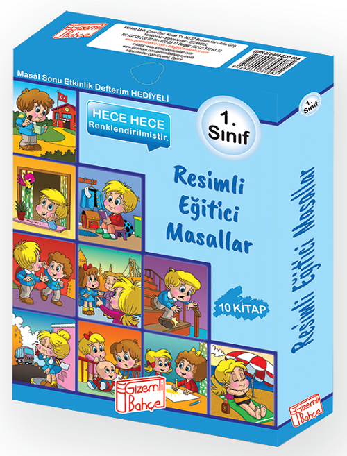 Resimli Eğitici Masallar 10 Kitap Set Gizemli Bahçe